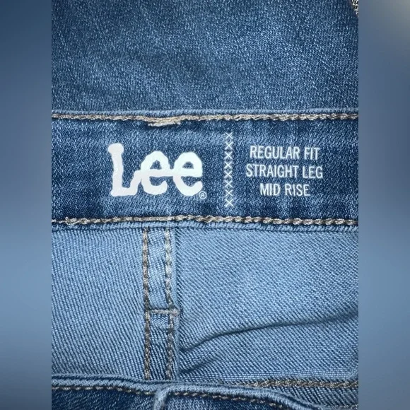 Lee Blue Regular Fit Jeans size 18 M - Picture 5 of 5